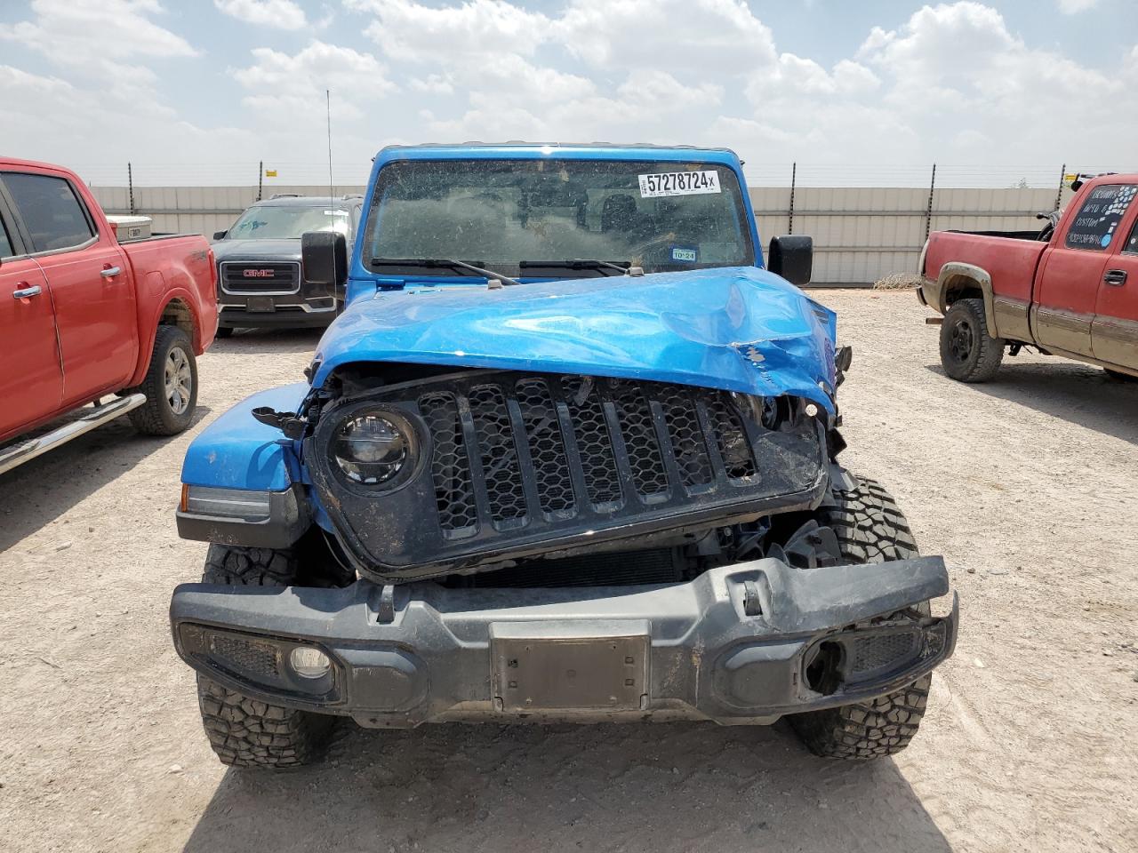 2022 JEEP GLADIATOR SPORT VIN:1C6HJTAG8NL160430