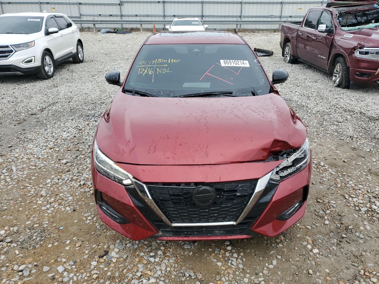 2022 NISSAN SENTRA SR VIN:3N1AB8DV5NY203517