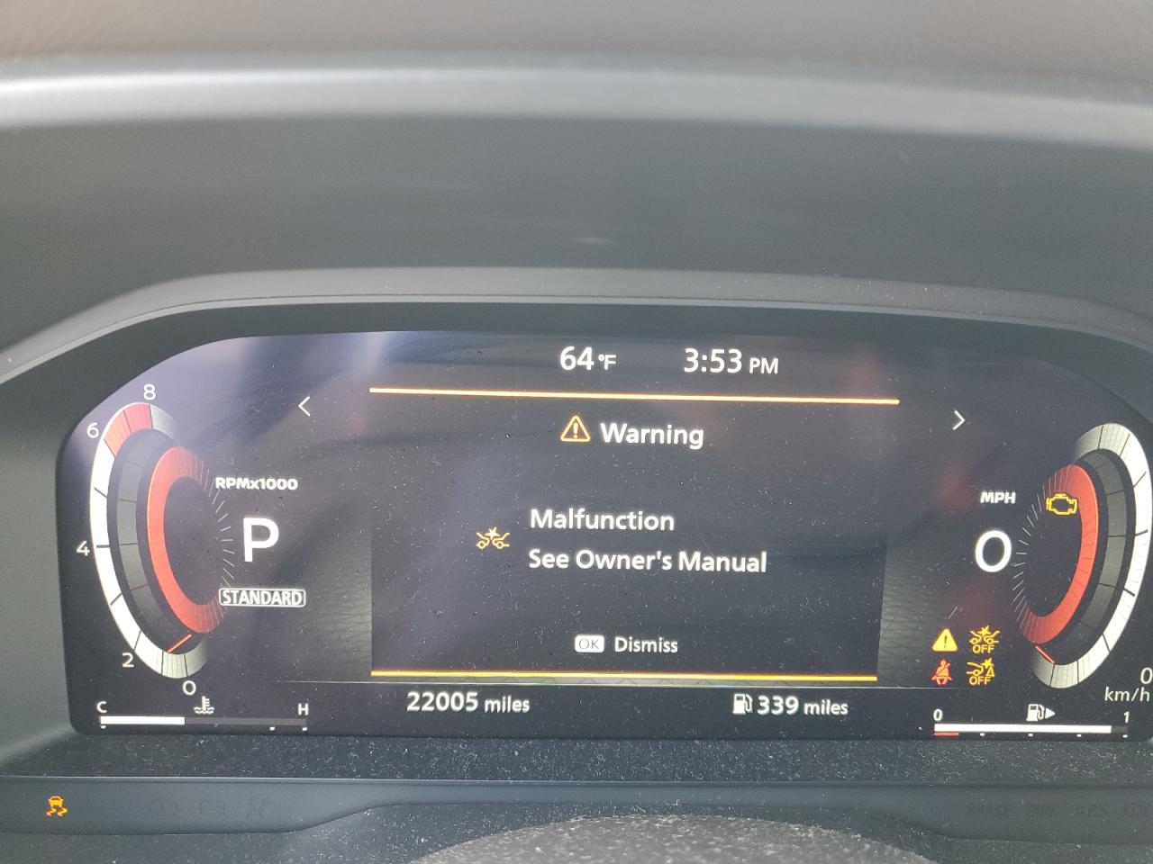 2022 NISSAN ROGUE PLATINUM VIN:JN8BT3DC6NW118715