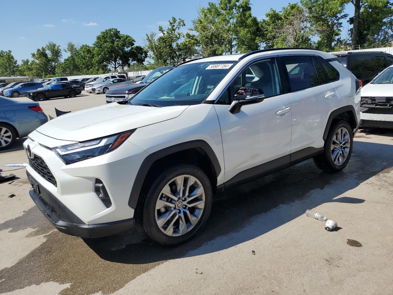 2022 TOYOTA RAV4 XLE PREMIUM VIN:2T3A1RFV7NW287798