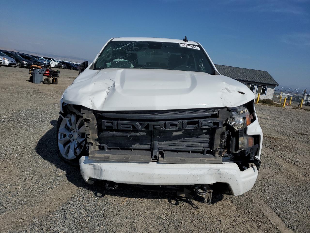 2022 CHEVROLET SILVERADO K1500 CUSTOM VIN:3GCPDBEK4NG553827