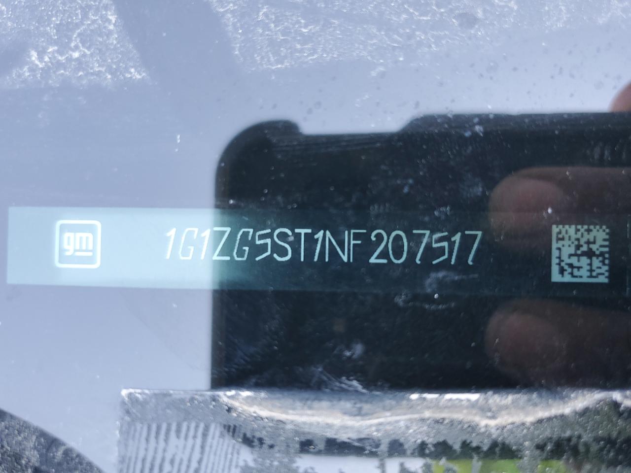 2022 CHEVROLET MALIBU RS VIN:1G1ZG5ST1NF207517