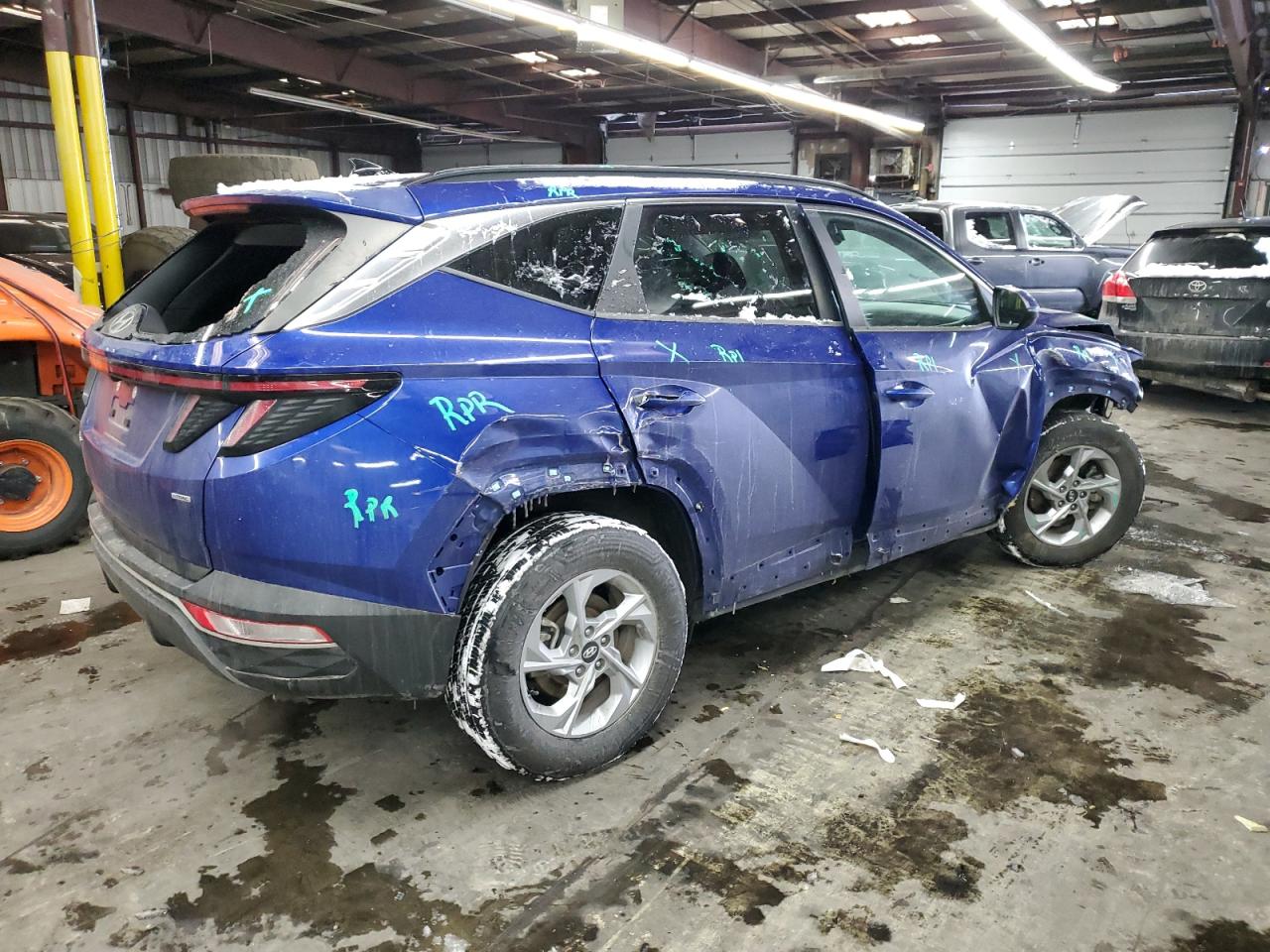 2022 HYUNDAI TUCSON SEL VIN:5NMJBCAE0NH033663