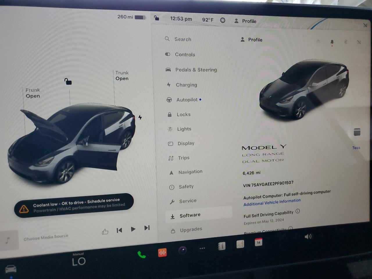 2023 TESLA MODEL Y  VIN:7SAYGAEE2PF901507