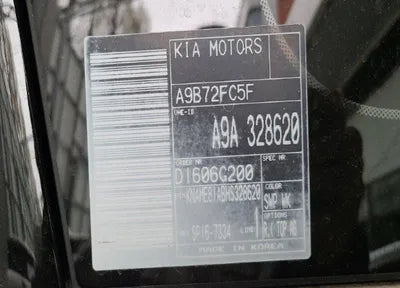 2017 Kia Carnival 318KMKNAME81ABHS3 VIN:318KMKNAME81ABHS3