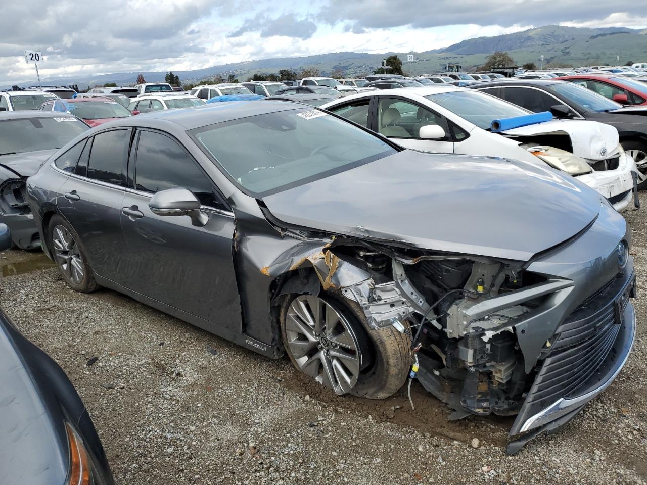 2022 TOYOTA MIRAI LE VIN:JTDAAAAA6NA007566