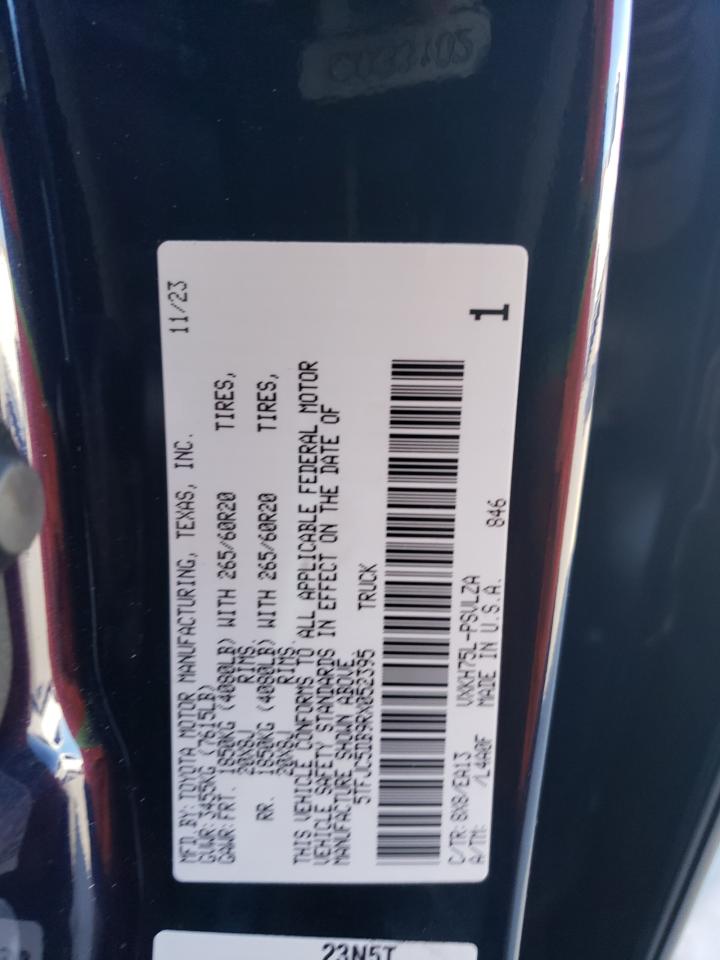 2024 TOYOTA TUNDRA CREWMAX LIMITED VIN:5TFJC5DB9RX052395