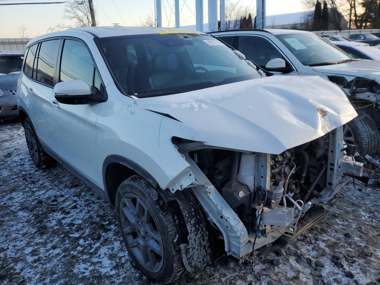 2022 HONDA PASSPORT EXL VIN:5FNYF8H5XNB006476