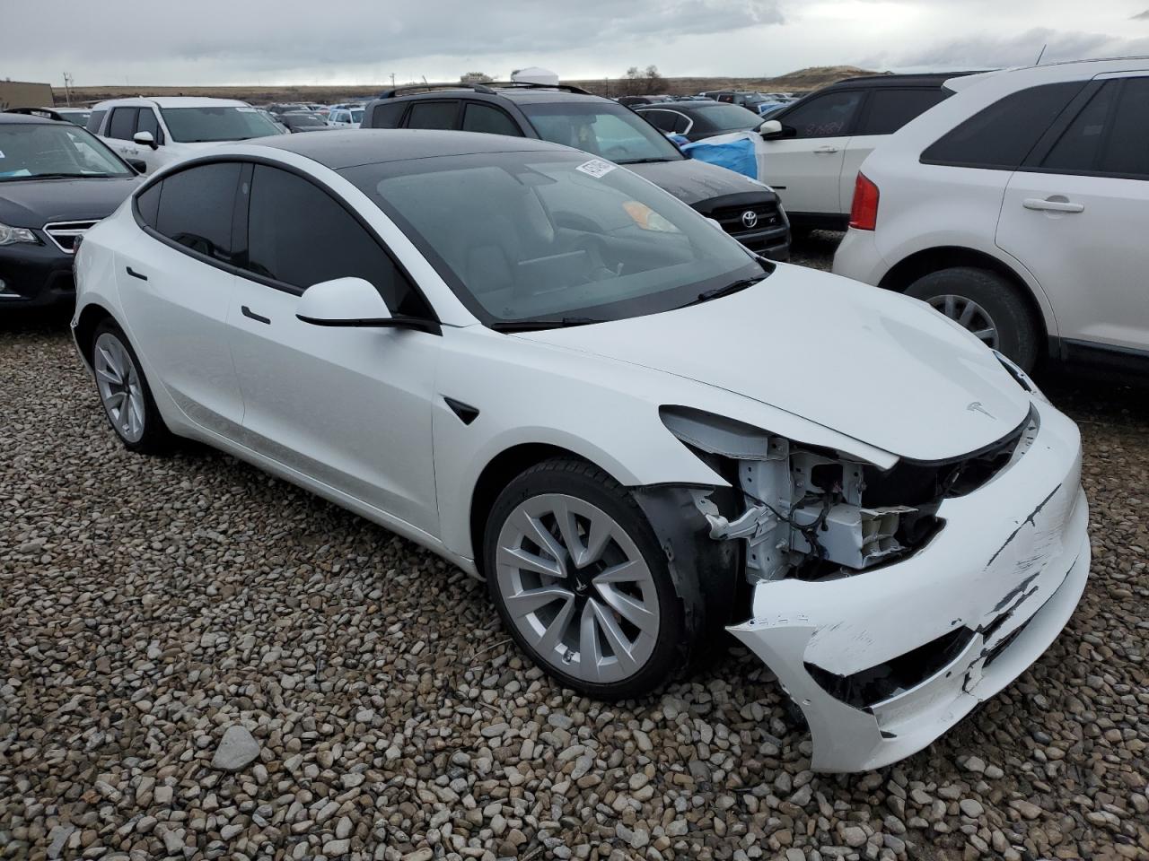 2022 TESLA MODEL 3  VIN:5YJ3E1EB0NF143604