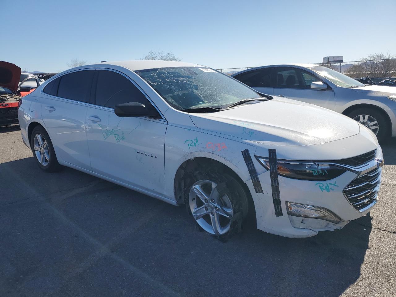 2022 CHEVROLET MALIBU LS VIN:1G1ZB5ST1NF187784