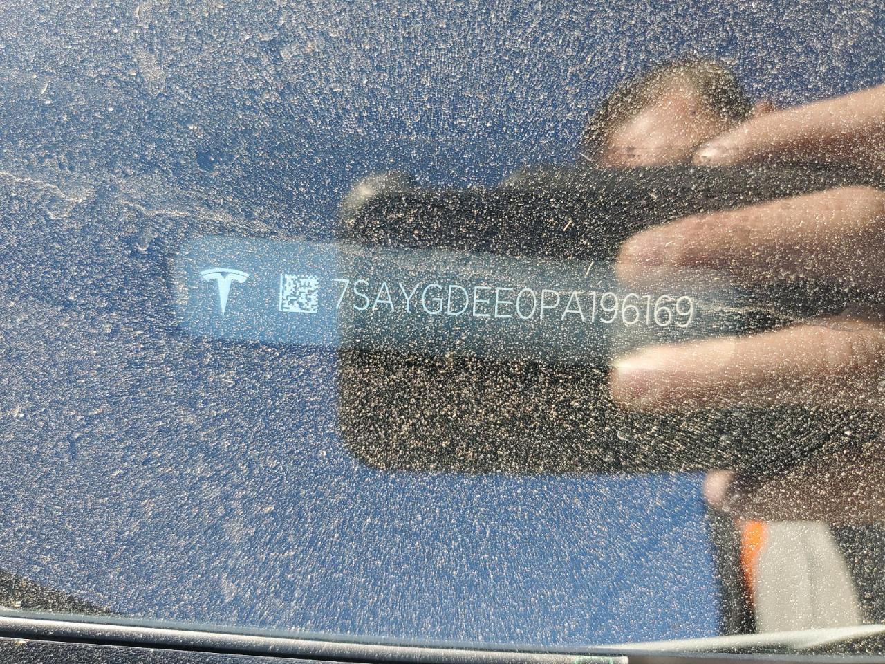 2023 TESLA MODEL Y  VIN:7SAYGDEE0PA196169