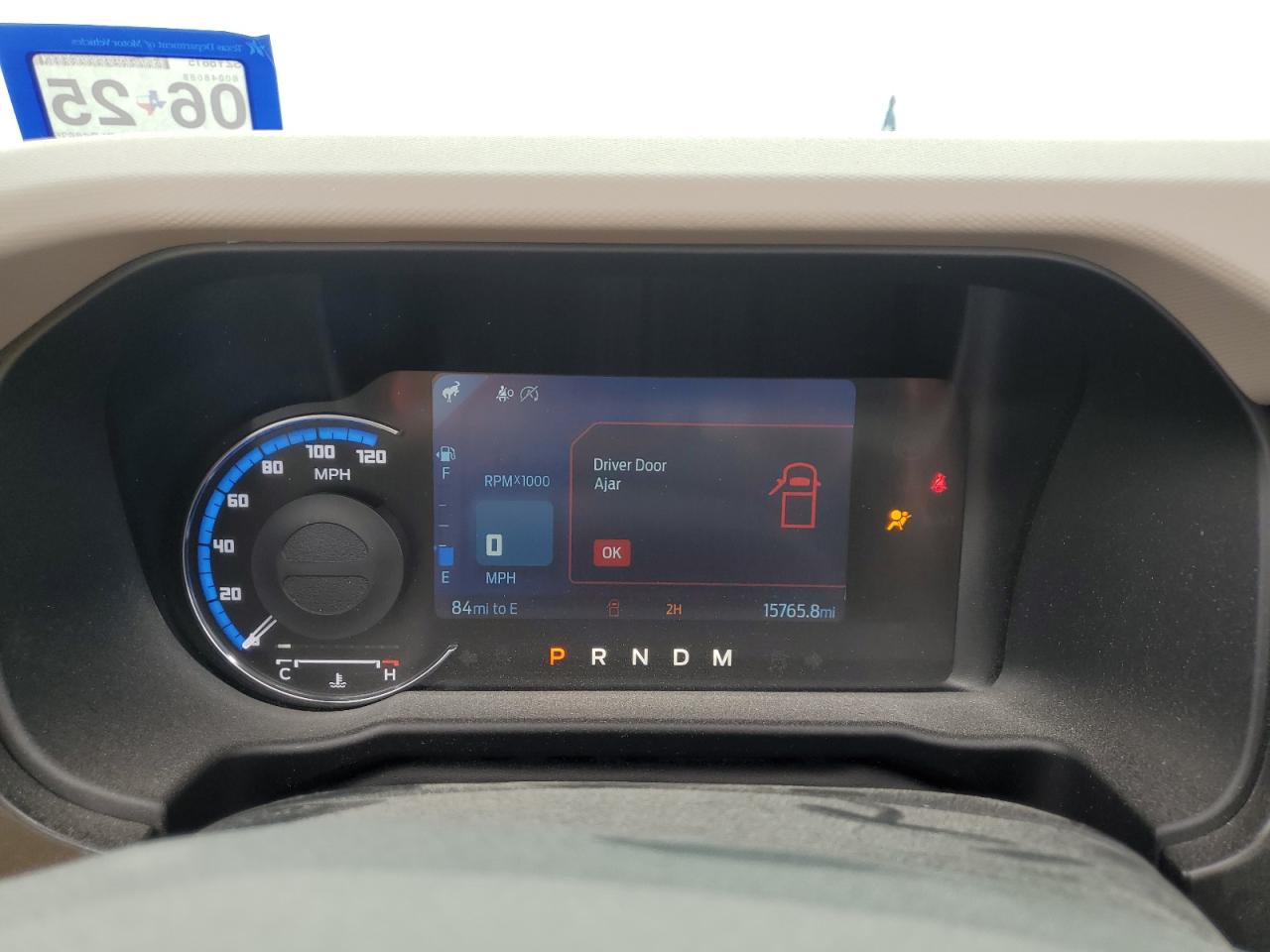 2023 FORD BRONCO BASE VIN:1FMEE5DP3PLB68635