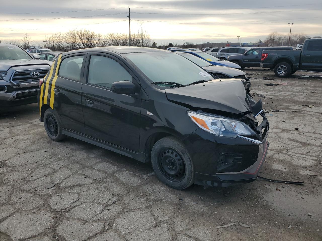 2022 MITSUBISHI MIRAGE ES VIN:ML32AUHJ3NH007725