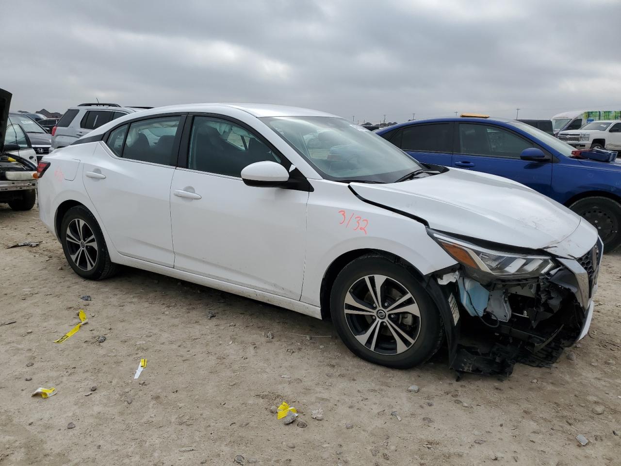 2022 NISSAN SENTRA SV VIN:3N1AB8CV9NY272194
