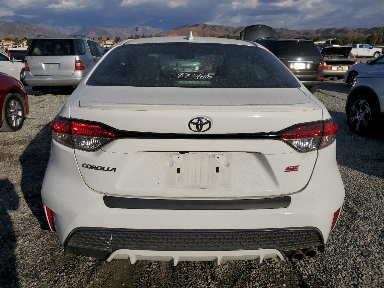 2022 TOYOTA COROLLA SE VIN:5YFS4MCE4NP109232