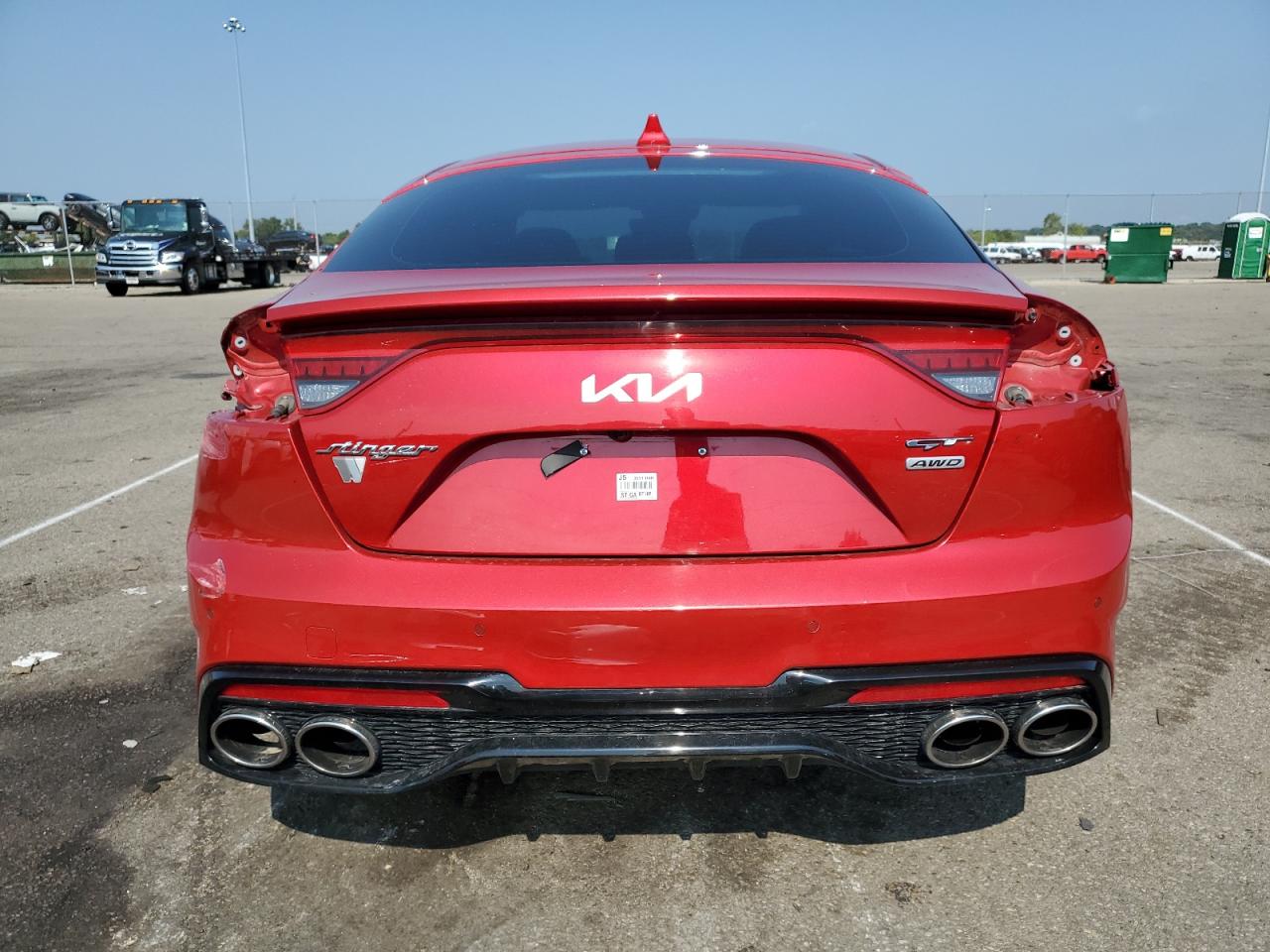 2022 KIA STINGER GT2 VIN:KNAE55LC9N6100304