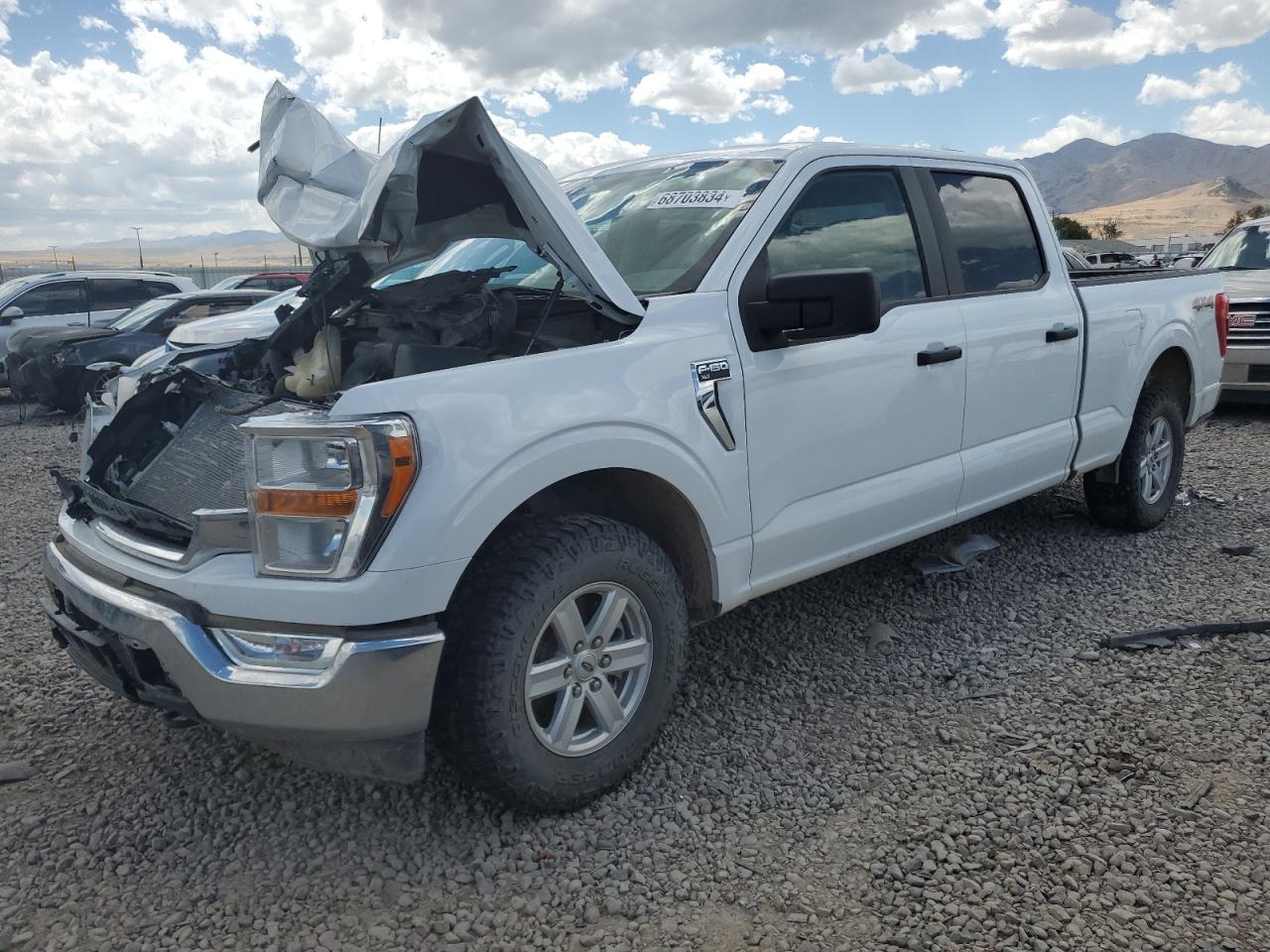 2022 FORD F150 SUPERCREW VIN:1FTFW1E87NKE67652