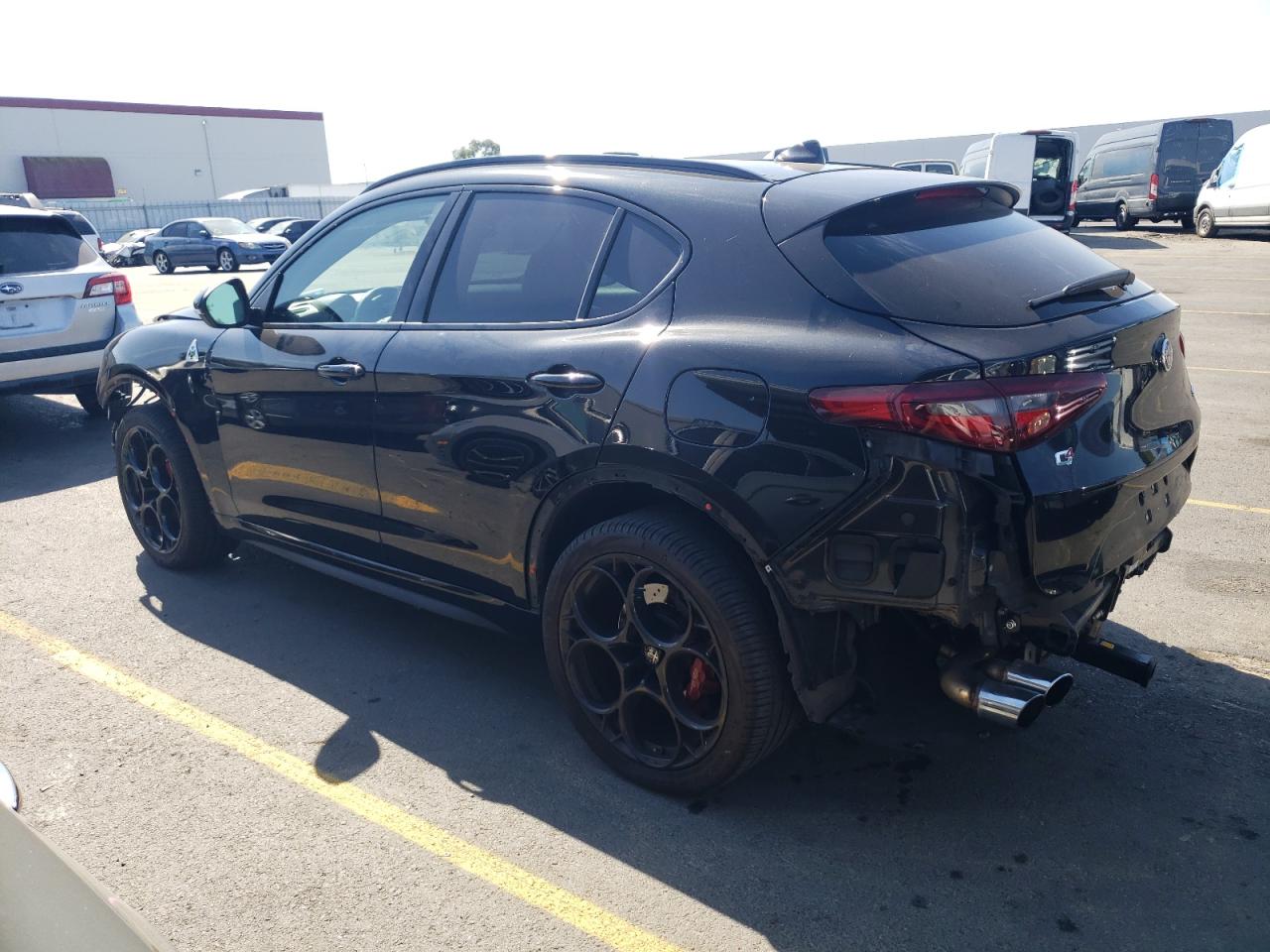 2022 ALFA ROMEO STELVIO QUADRIFOGLIO VIN:ZASPAKEV8N7D24072