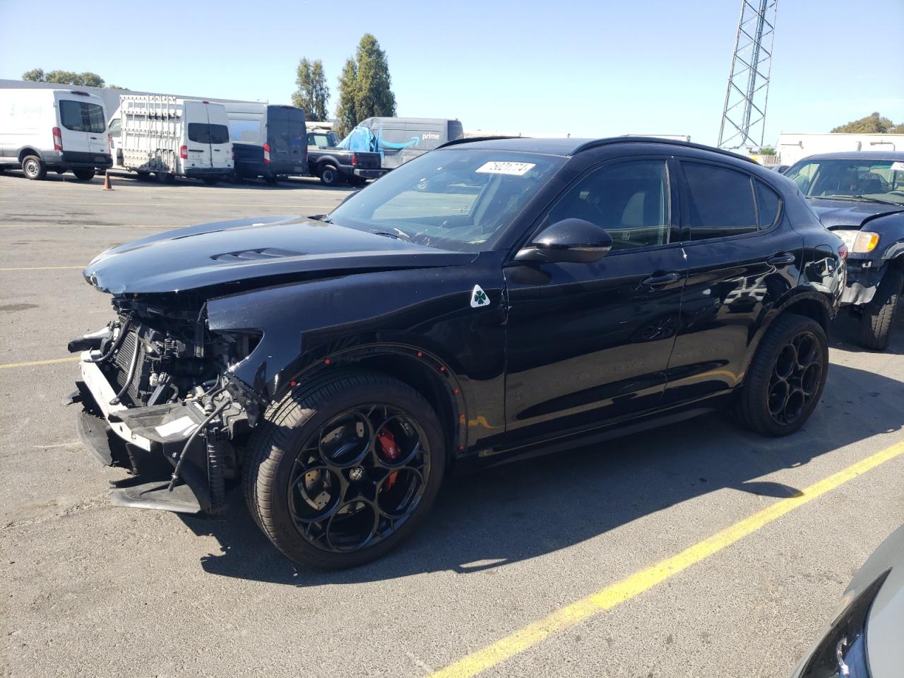 2022 ALFA ROMEO STELVIO QUADRIFOGLIO VIN:ZASPAKEV8N7D24072