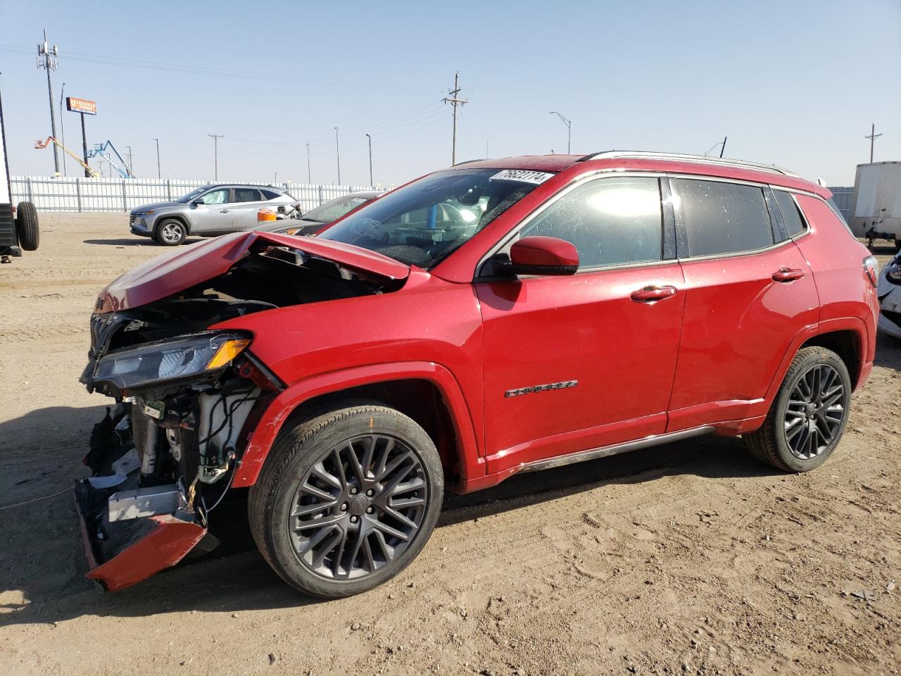 2022 JEEP COMPASS LIMITED VIN:3C4NJDCBXNT131423