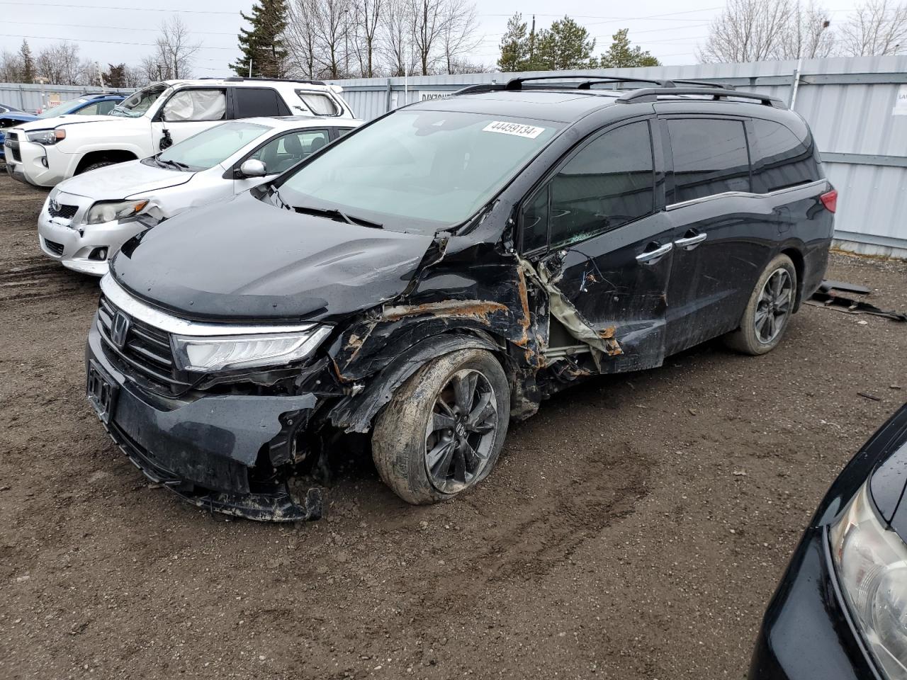 2022 HONDA ODYSSEY TOURING VIN:5FNRL6H86NB500698