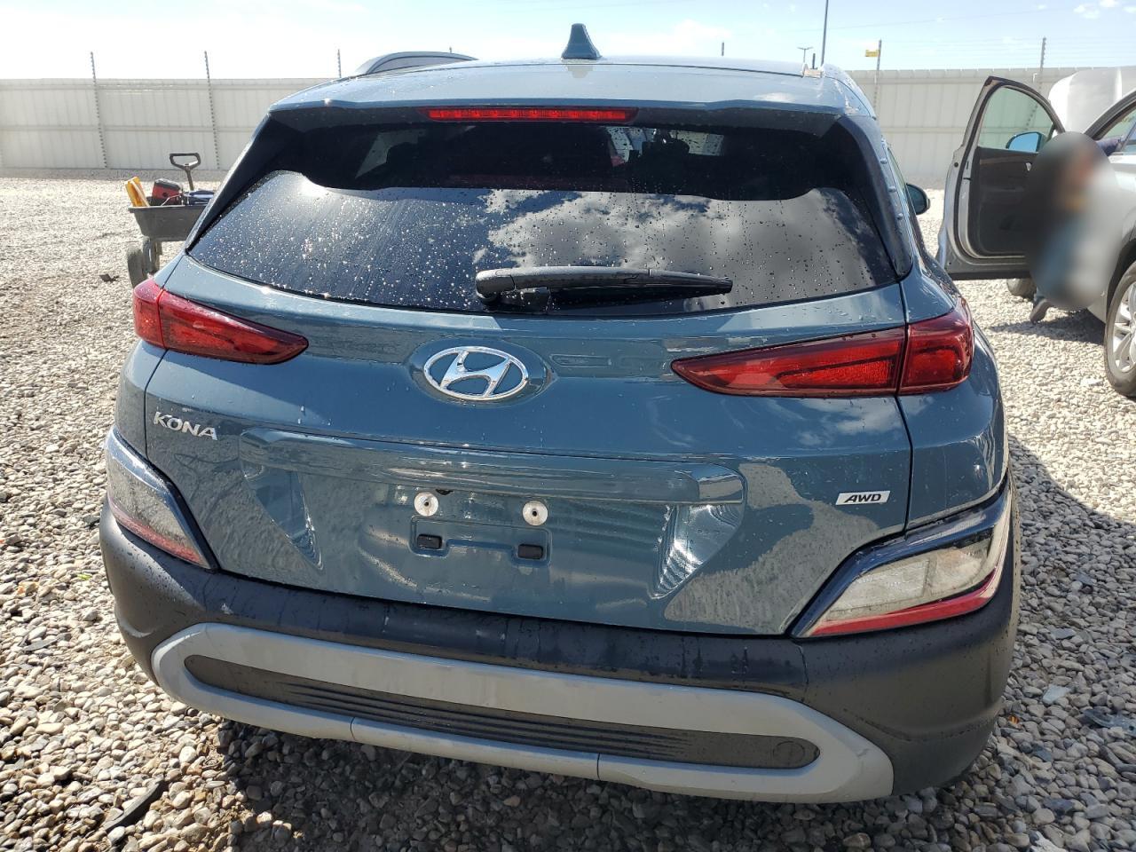 2022 HYUNDAI KONA SEL VIN:KM8K6CAB9NU892382