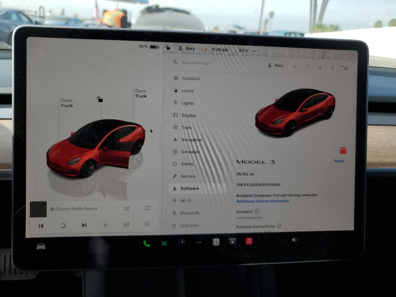 2023 TESLA MODEL 3  VIN:5YJ3E1EA1PF579260