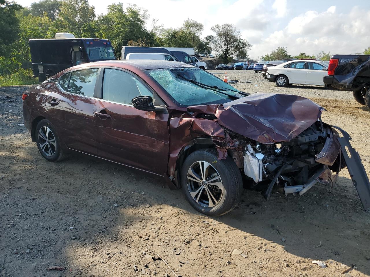 2022 NISSAN SENTRA SV VIN:3N1AB8CV0NY247815