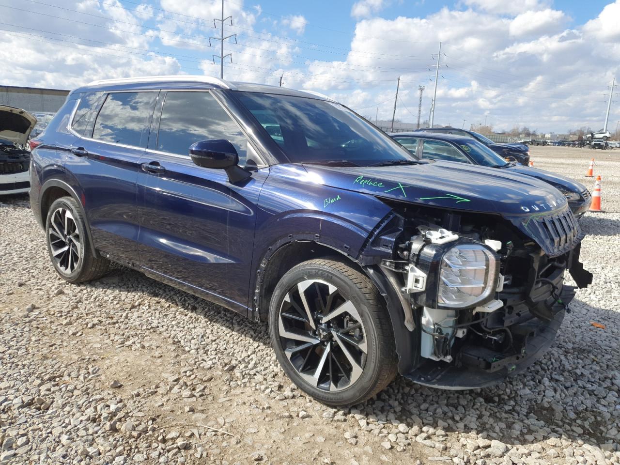 2022 MITSUBISHI OUTLANDER SEL VIN:JA4J4VA87NZ088651