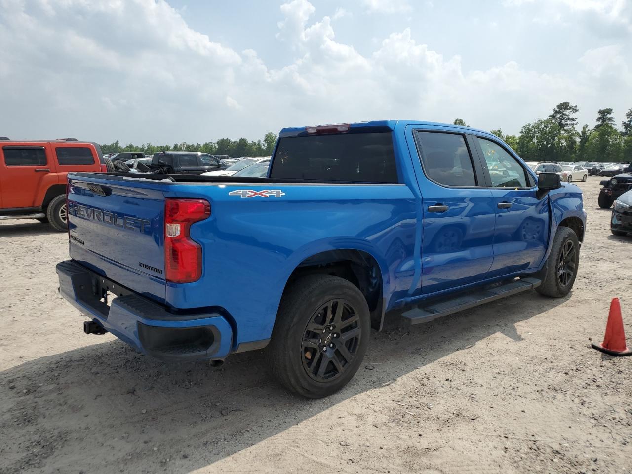 2022 CHEVROLET SILVERADO K1500 CUSTOM VIN:1GCPDBEK9NZ550504