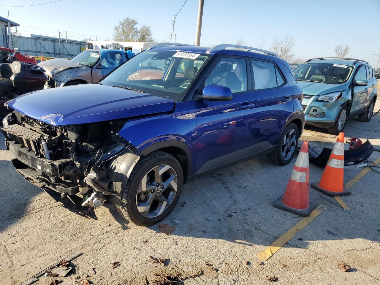 2022 HYUNDAI VENUE SEL VIN:KMHRC8A38NU137141