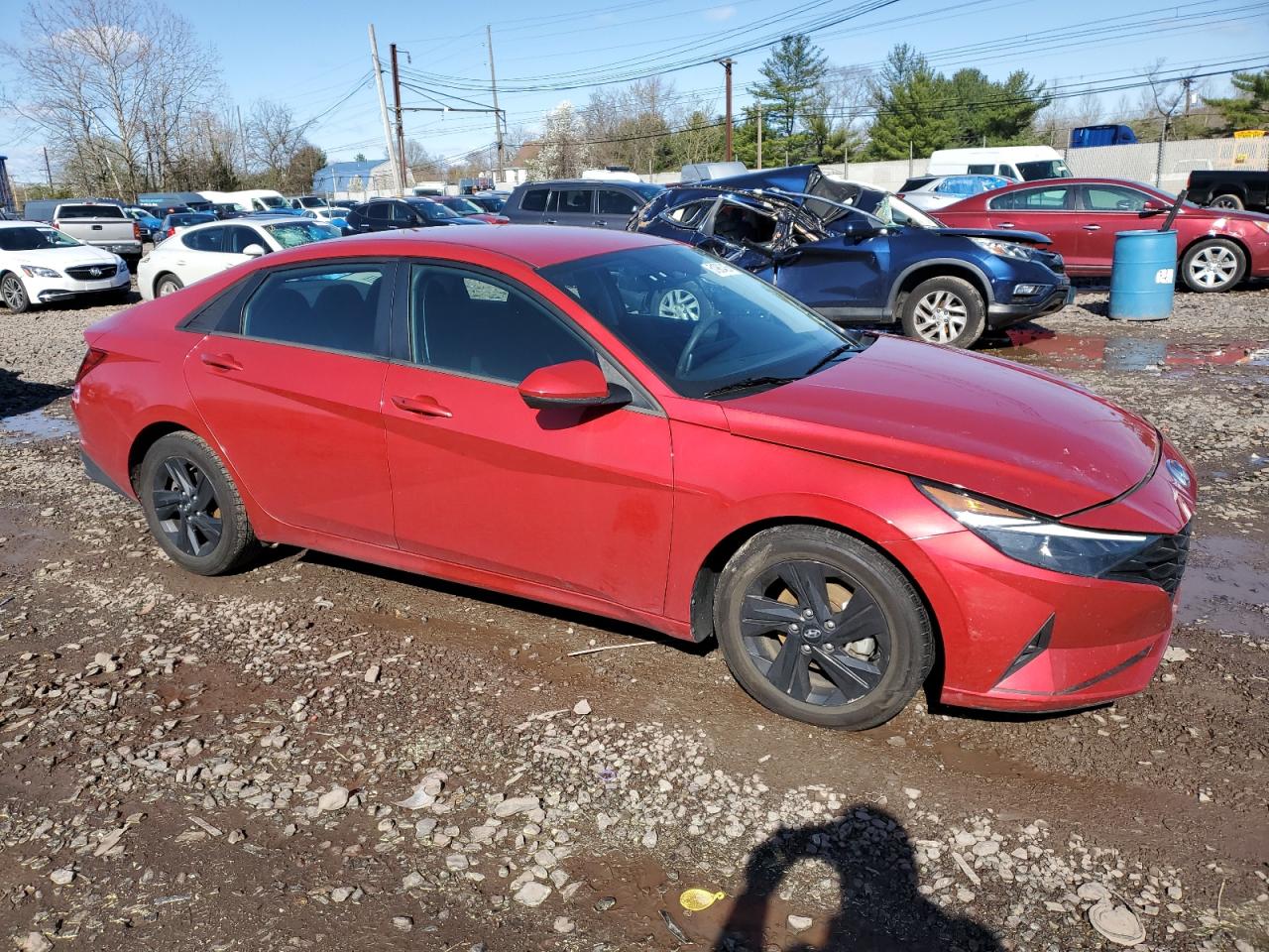 2022 HYUNDAI ELANTRA SEL VIN:5NPLM4AG6NH071105