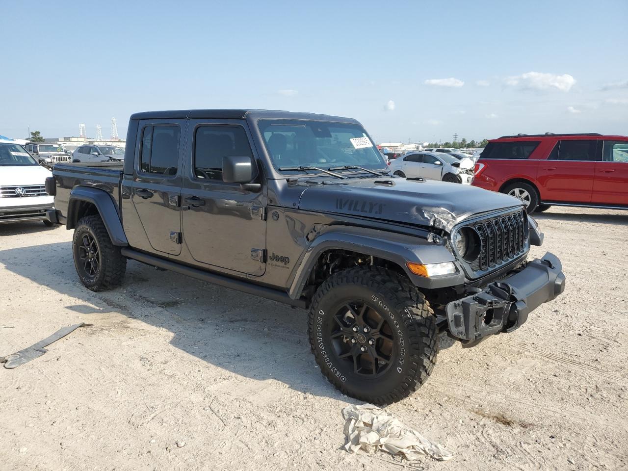 2024 JEEP GLADIATOR SPORT VIN:1C6HJTAG6RL107893