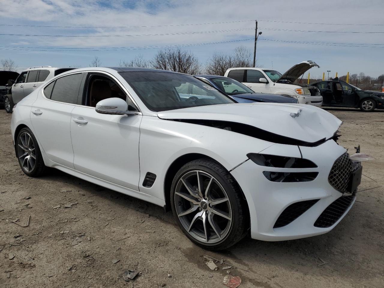 2022 GENESIS G70 BASE VIN:KMTG34TAXNU092852