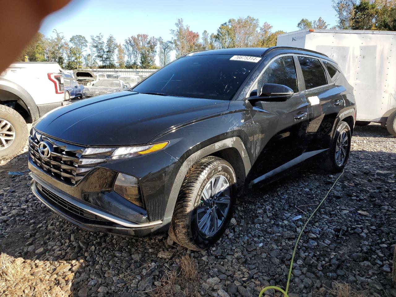 2023 HYUNDAI TUCSON BLUE VIN:KM8JBCA14PU117702