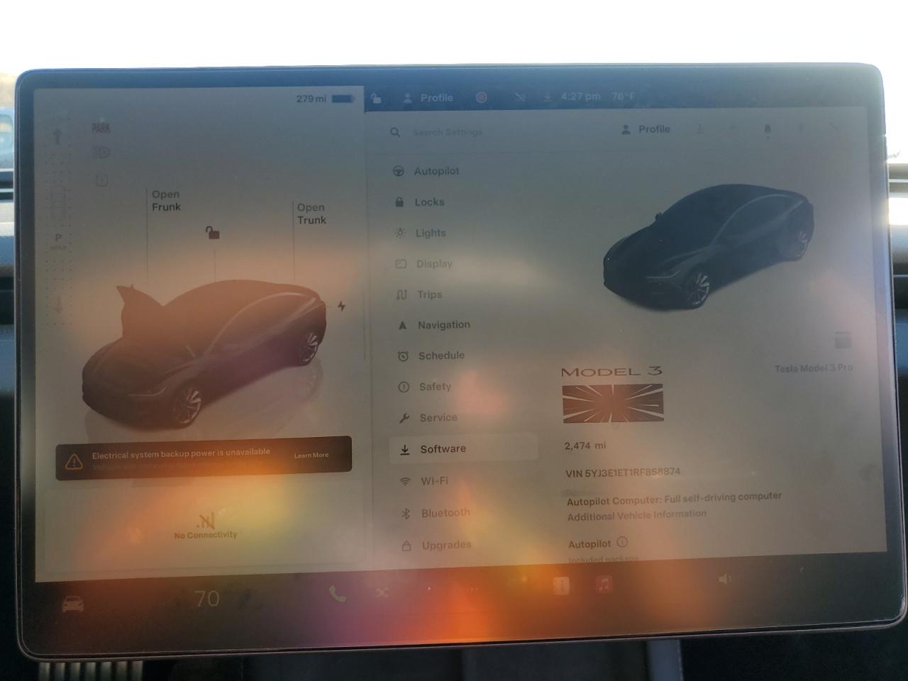 2024 TESLA MODEL 3  VIN:5YJ3E1ET1RF858874