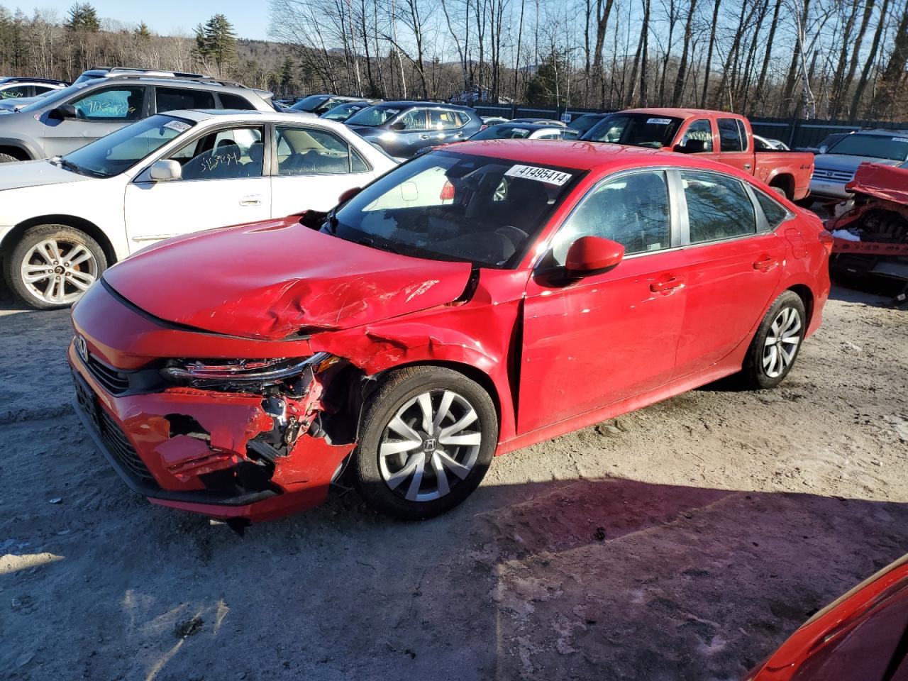 2022 HONDA CIVIC LX VIN:2HGFE2F28NH524534