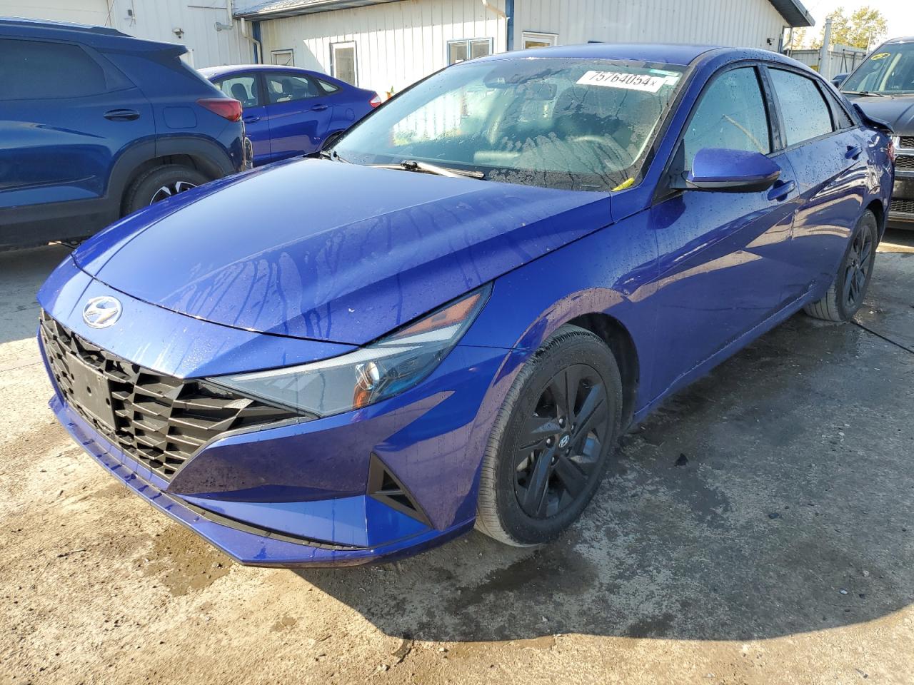 2022 HYUNDAI ELANTRA BLUE VIN:KMHLM4AJ0NU031292