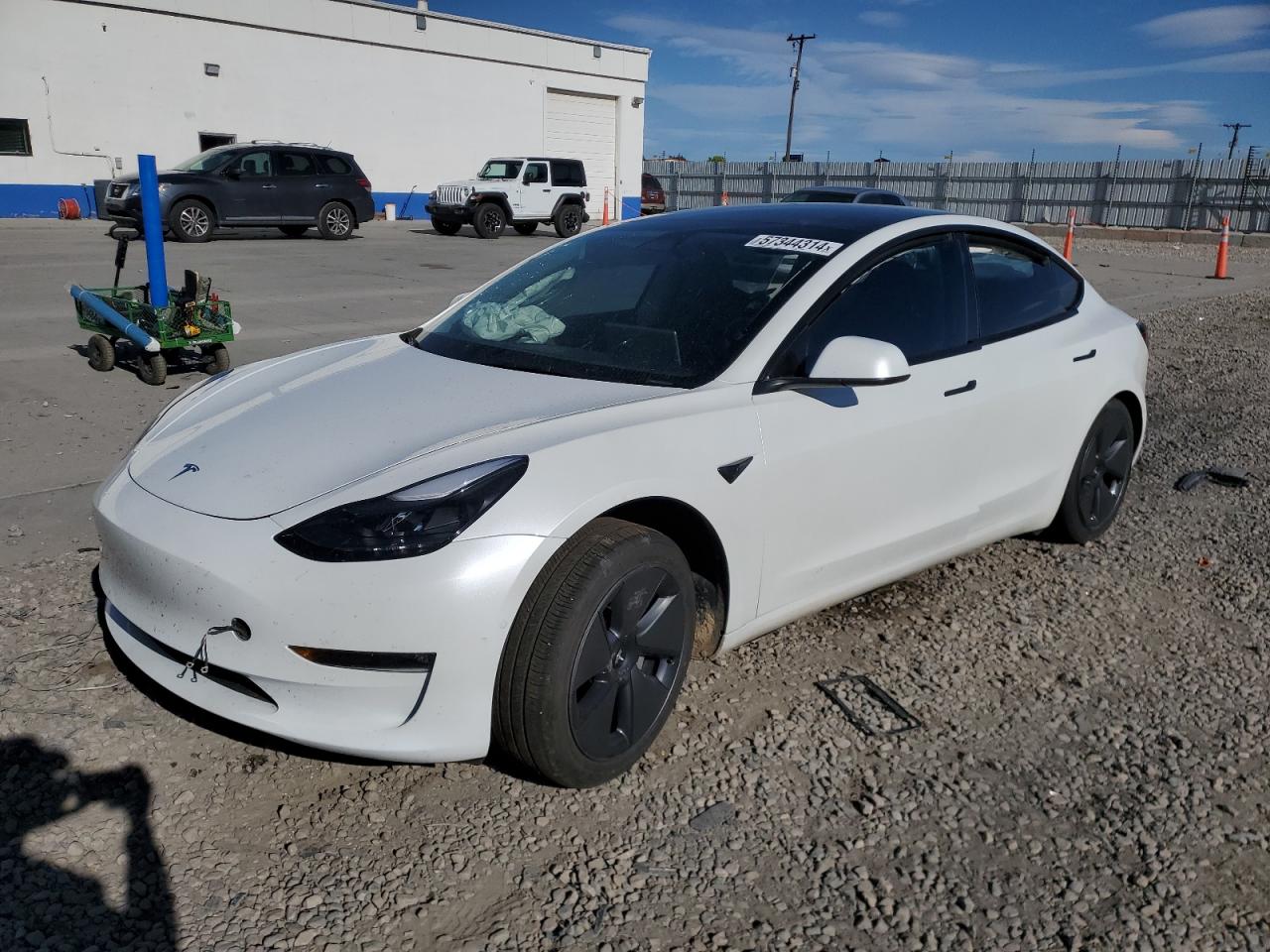 2022 TESLA MODEL 3  VIN:5YJ3E1EB1NF277280