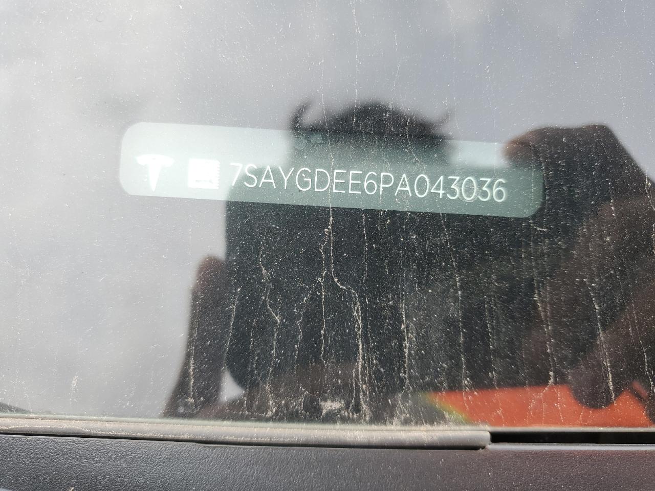 2023 TESLA MODEL Y  VIN:7SAYGDEE6PA043036
