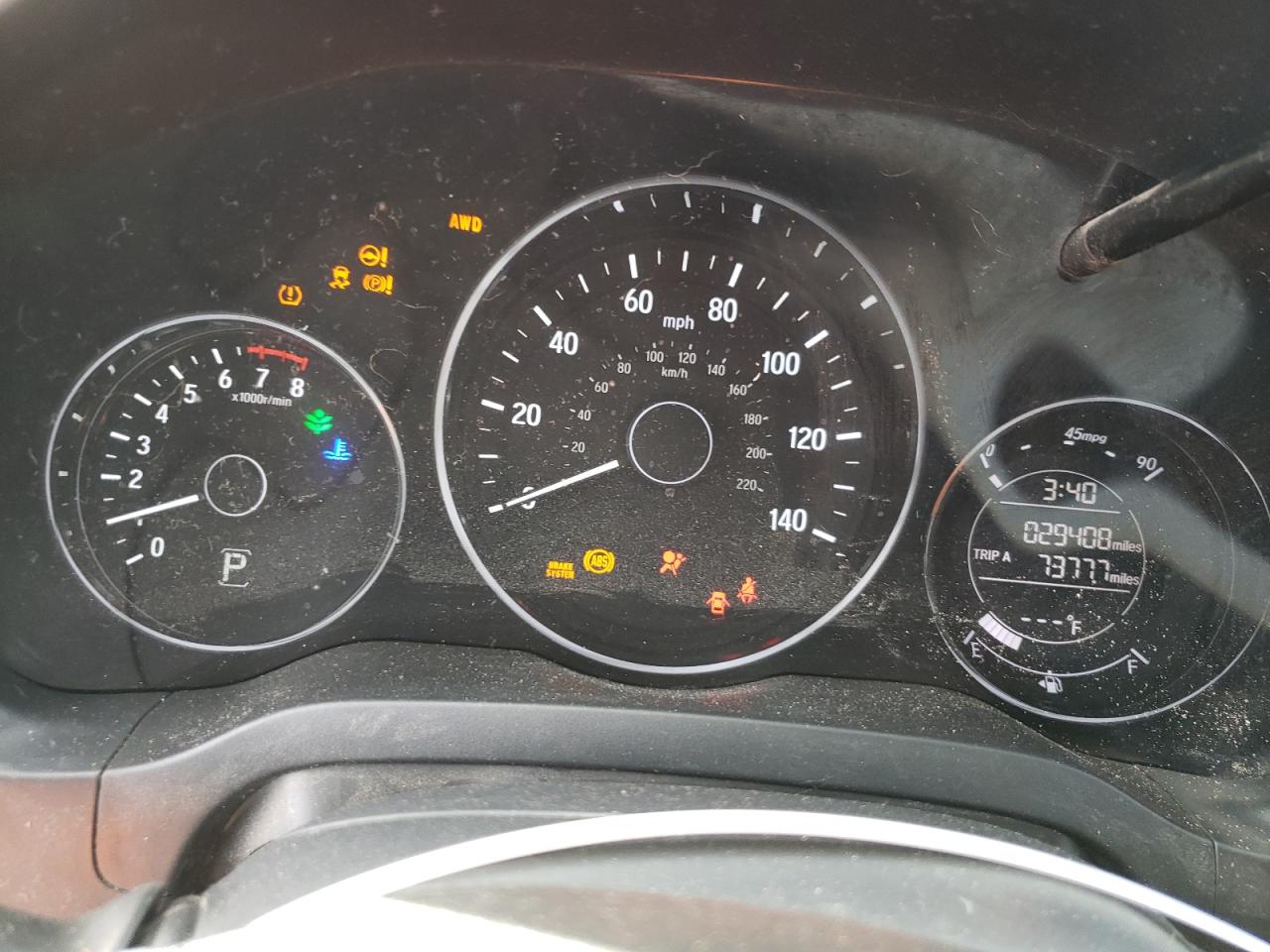 2022 HONDA HR-V SPORT VIN:3CZRU6H15NM719206
