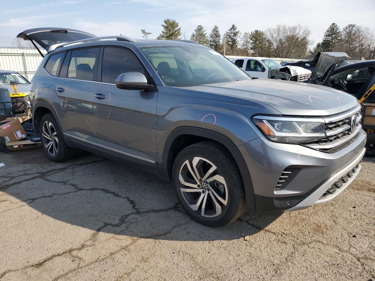 2022 VOLKSWAGEN ATLAS SEL VIN:1V2BP2CAXNC564344
