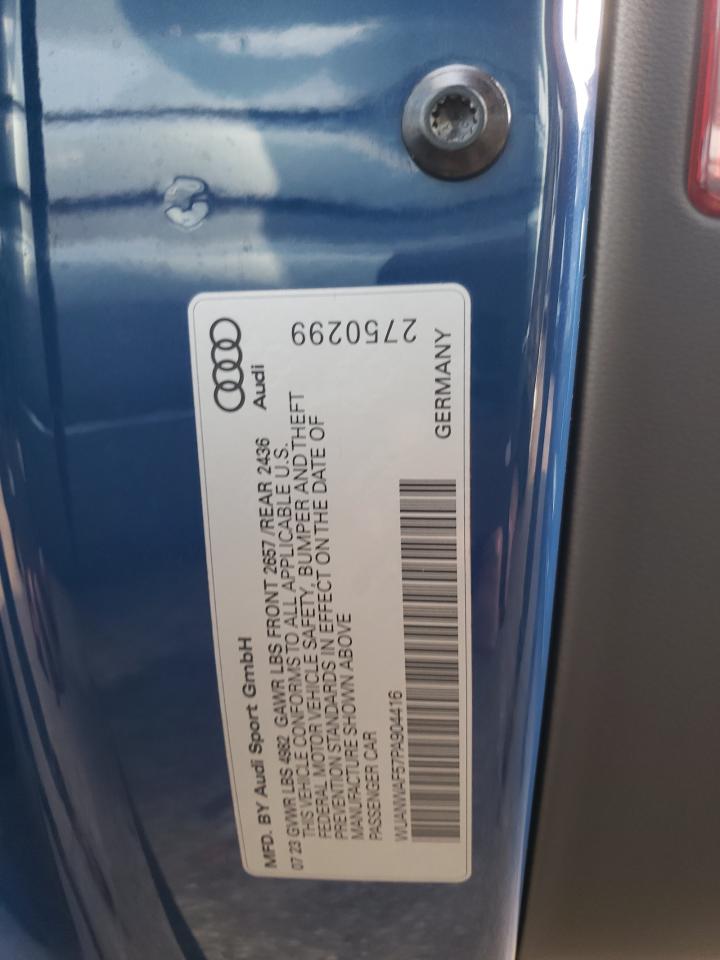 2023 AUDI RS5  VIN:WUANWAF57PA904416