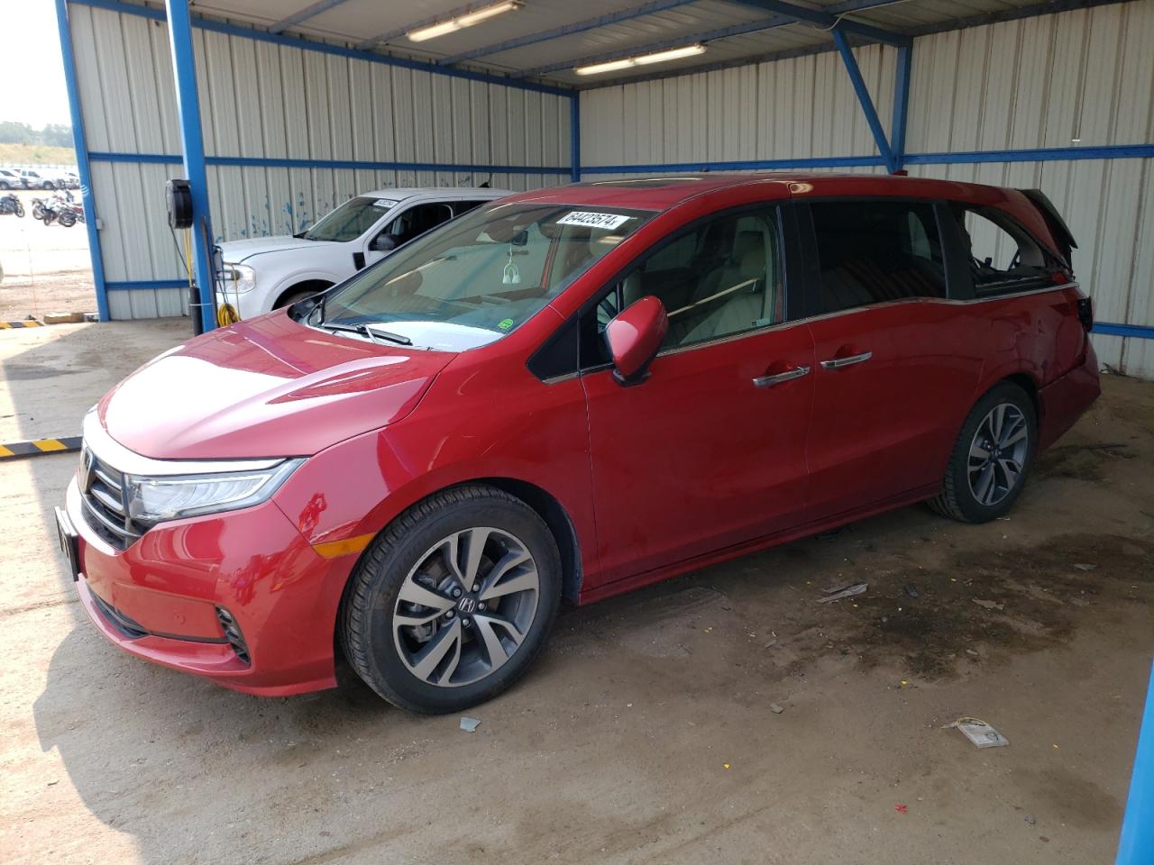 2022 HONDA ODYSSEY TOURING VIN:5FNRL6H89NB000762