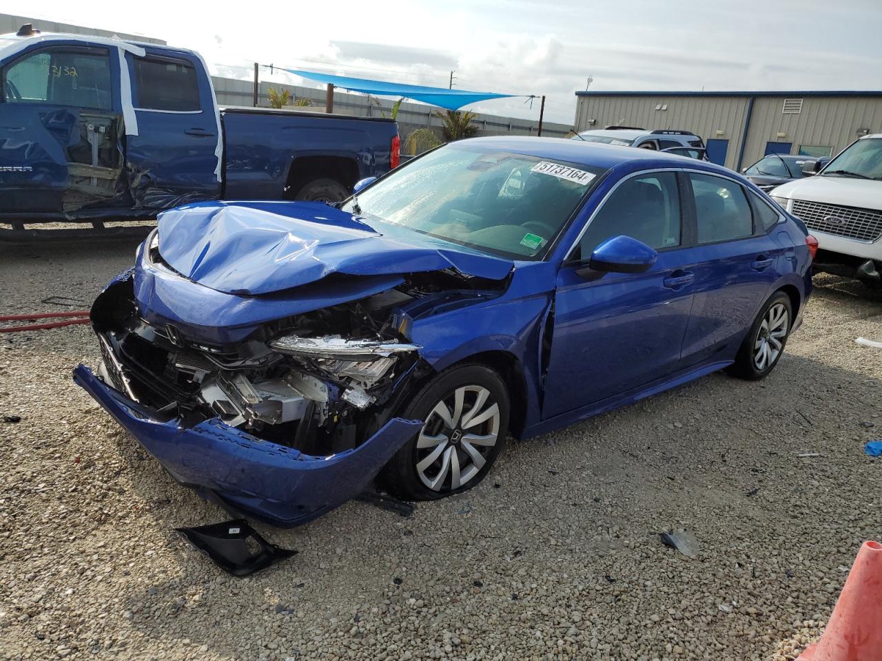 2022 HONDA CIVIC LX VIN:2HGFE2F20NH506349