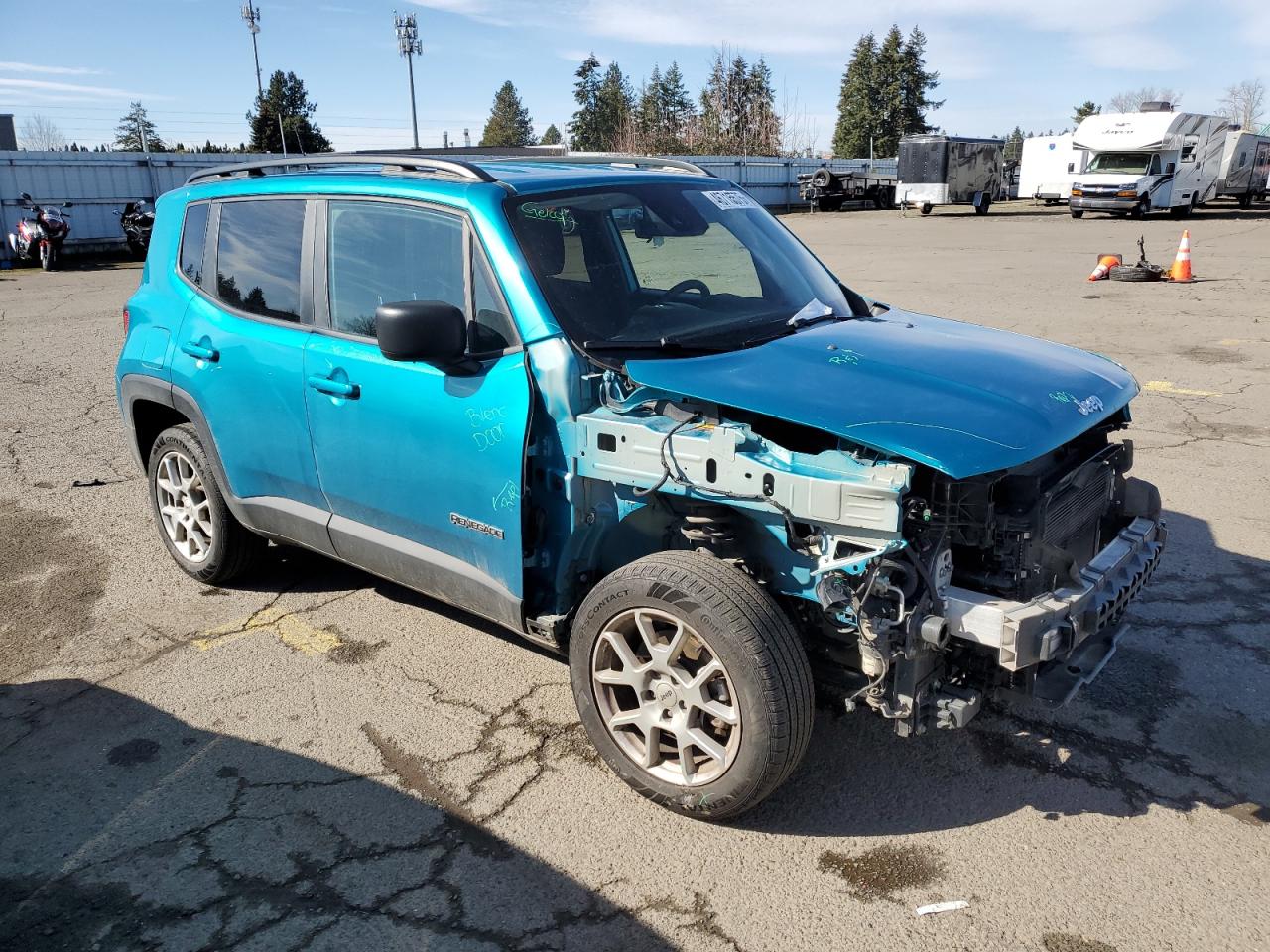 2022 JEEP RENEGADE LATITUDE VIN:ZACNJDB12NPN54414