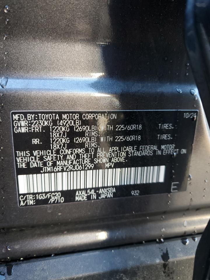 2024 TOYOTA RAV4 SE VIN:JTM16RFV2RJ061299