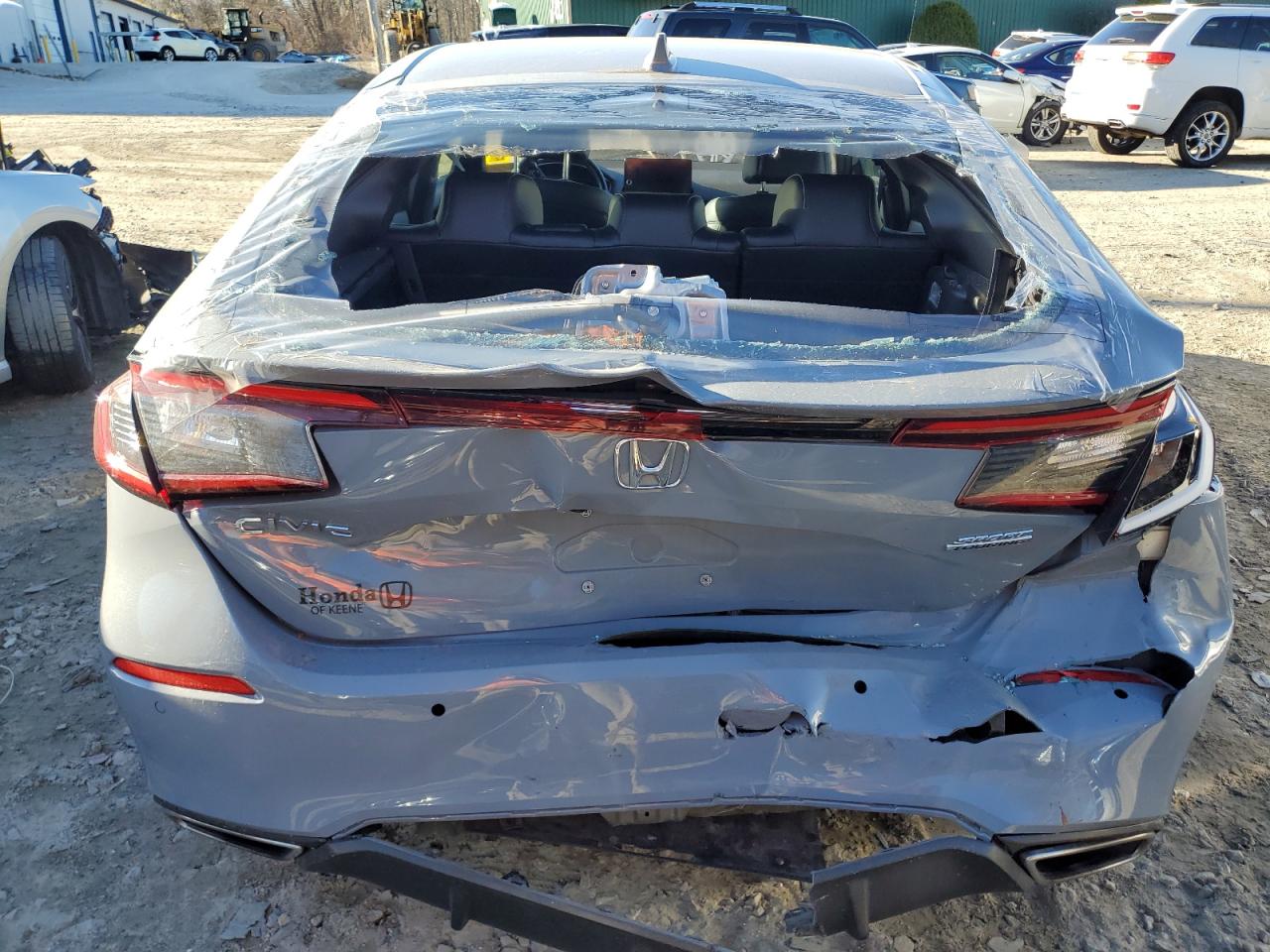 2022 HONDA CIVIC SPORT TOURING VIN:19XFL1H80NE007417
