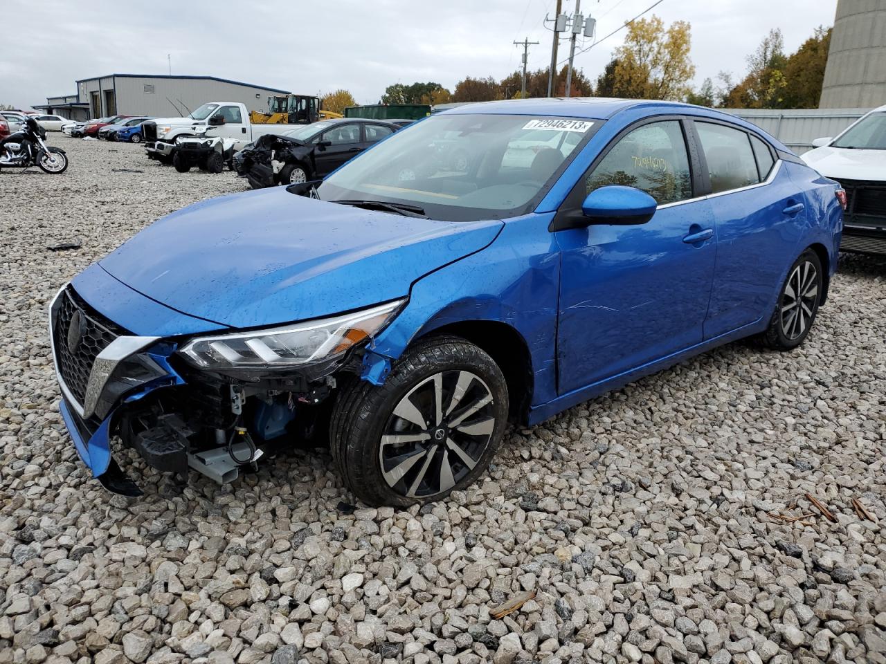 2022 NISSAN SENTRA SV VIN:3N1AB8CV2NY291377