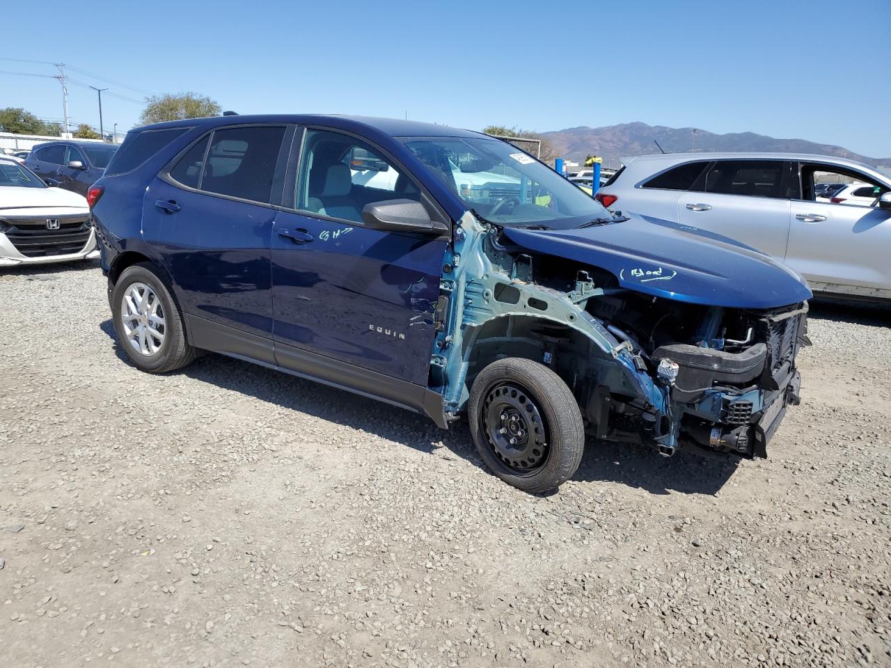 2022 CHEVROLET EQUINOX LS VIN:3GNAXHEV1NS214392